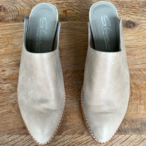 Sbicca leather mules